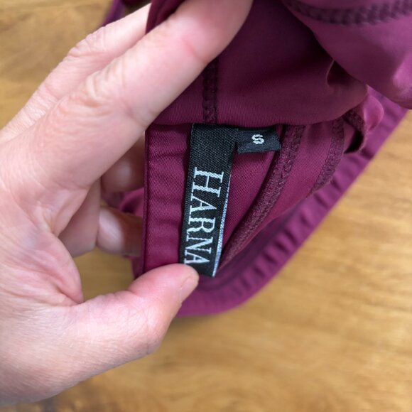EUC Harna Wear Fierce Top - Wine,  Size S - Picture 6 of 9